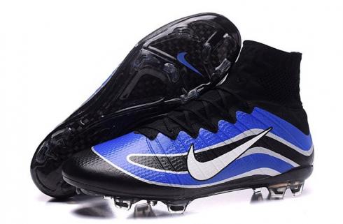 Sepatu Sepak Bola Nike Mercurial Superfly Heritage R9 FG Edisi Terbatas NikeID Royal Blue Black White