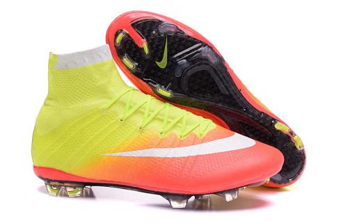 Nike Mercurial Superfly FG Firm 地面足球鞋黃橙色 718753-818