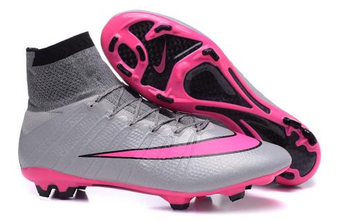 Nike Mercurial Superfly FG Wolf Grey Hyper Pink Czarny 641858-060