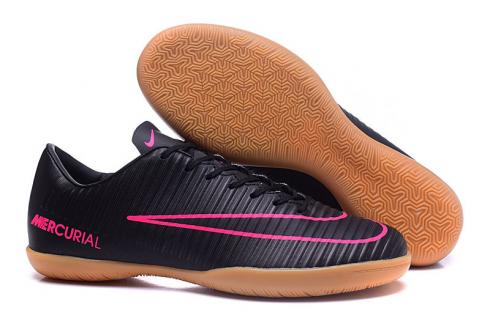Nike Mercurial Superfly V FG Zapatos de fútbol Negro Vivid Rosa Marrón