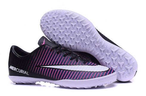 Nike Mercurial Superfly V FG low Assassin 11 broken thorn flat black purple white football shoes