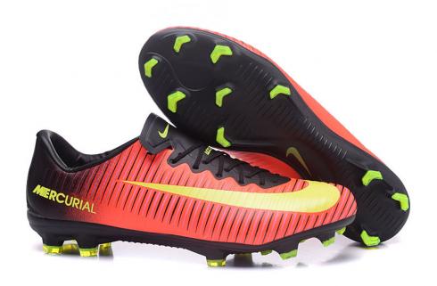 Nike Mercurial Vapor XI FG 足球鞋橙黃黑