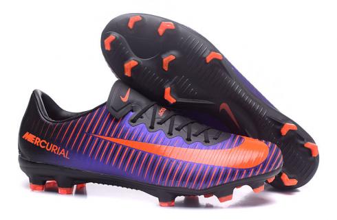 Fotbalové boty Nike Mercurial Vapor XI FG Purple Orange Black