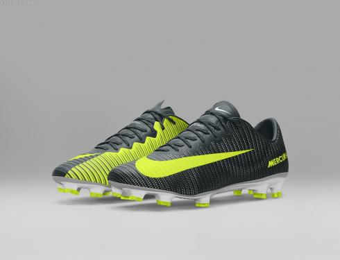 Nike Mercurial Superfly CR7 FG Low Soccer Seaweed Volt Hasta White