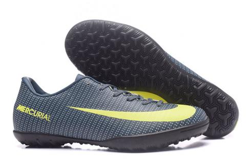 Nike Mercurial Superfly V CR7 足球鞋海軍藍黃色