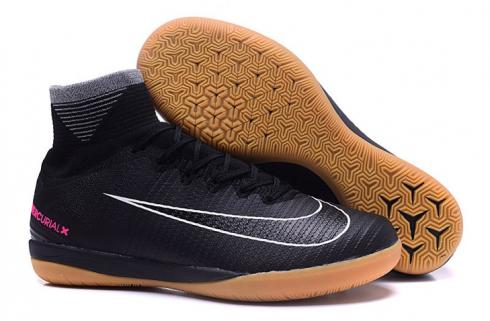 Nike MercurialX Proximo II IC Negro Gum Marrón claro MD ACC Hombres Zapatos de fútbol