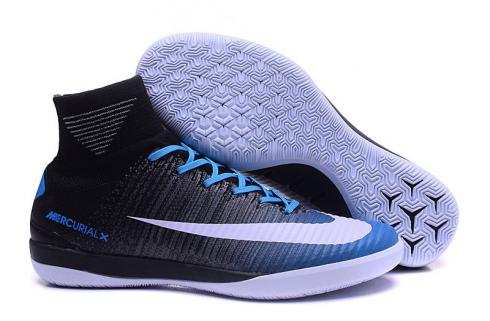 Nike Mercurial X Proximo II IC ACC MD 축구화 축구화 블랙 블루, 신발, 운동화를