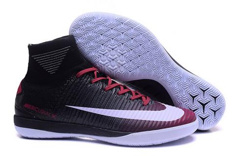 Nike Mercurial X Proximo II IC ACC MD Zapatos de fútbol Soccers Negro Rojo