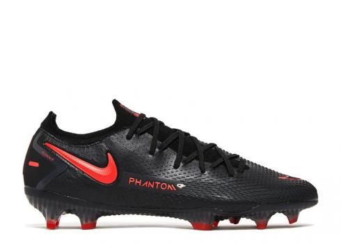 Nike Phantom Gt Elite Fg สีดำชิลีสีแดงควันสีเทาเข้ม CK8439-060