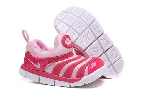 Nike Dynamo Free SE Y2K infantil sapatos infantis fúcsia suave rosa 343738-626
