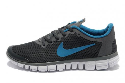 Nike Free 3.0 Run V2 Nero Blu Scarpe da corsa da uomo 354574-063