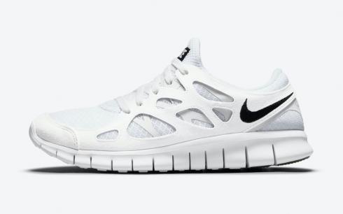 Nike Free Run 2 สีขาวสีดำ Pure Platinum DH8853-100