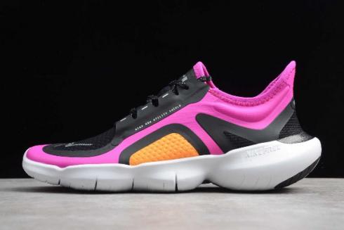 2020 Womens Nike Free RN 5.0 Shield Fire Pink Black BV1224 600