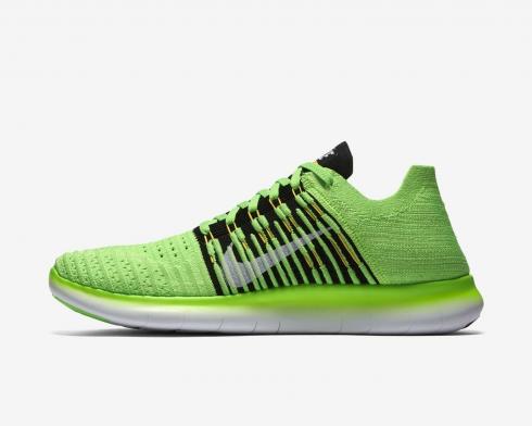 Plasticiteit Afrika hardware GmarShops - Nike Free Rn Flyknit Fluorescent Green White Black Running  Shoes 831069 - nike air force 1 low exposed sticthing black white bright  crimson - 300
