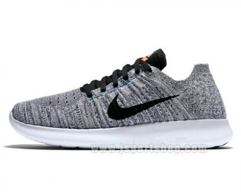 Nike Free Rn Flyknit Wolf Grey Style Color Womens Shoes 831070-002
