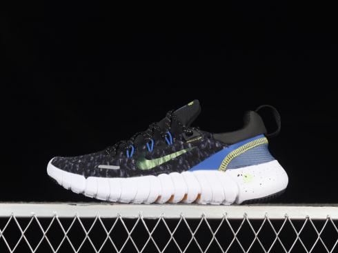 Nike Free Run 5.0 Next Nature Siyah Multi Hyper Royal DZ4848-001,ayakkabı,spor ayakkabı