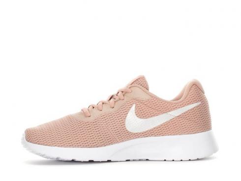 Nike Roshe Run Tanjun Particle Beige Pink White Dámské běžecké boty 812655-202