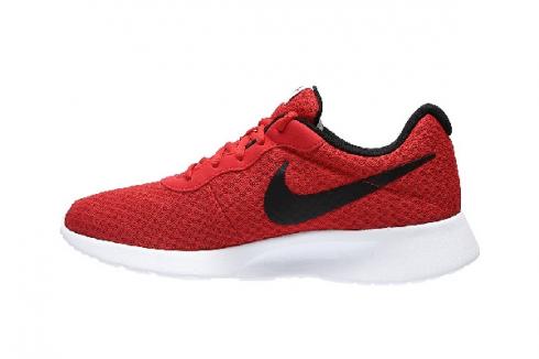 Nike Tanjun Rouge Noir Blanc Brillant Crimson Chaussures de course pour hommes 812654-005