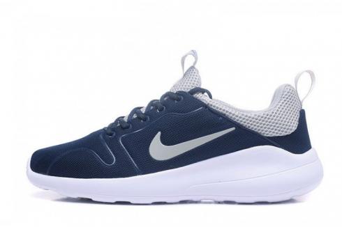 Sepatu Nike Roshe Run Kaishi 2.0 Midnight Navy Wolf Grey White 833411-401