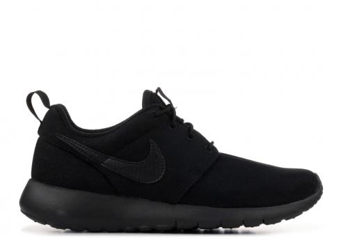 Nike Roshe One GS 男孩跑步鞋黑色 599728-031