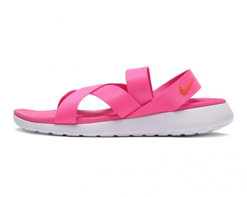 Женские туфли Nike Roshe One Sandal Pink Blast Total Crimson 830584-681