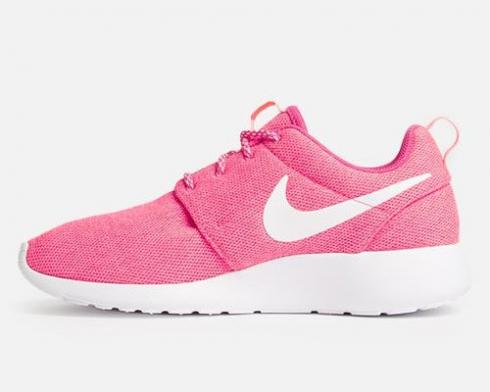 Buty Damskie Nike Roshe One Vivid Różowe Białe Cyfrowe Różowe 844994-600