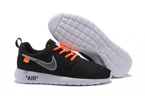 Bílé běžecké boty Nike Roshe One BR Black Orange 718552