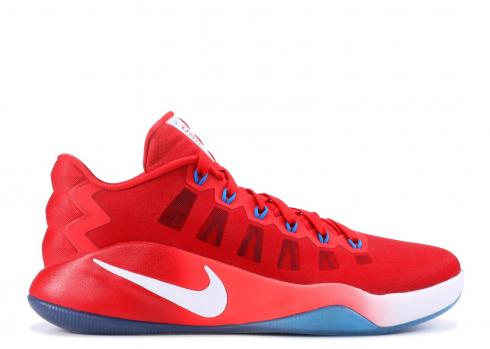 Nike Hyperdunk 2016 Low Sample Usa Uni Bílá Modrá Červená 844353-650745-LN4