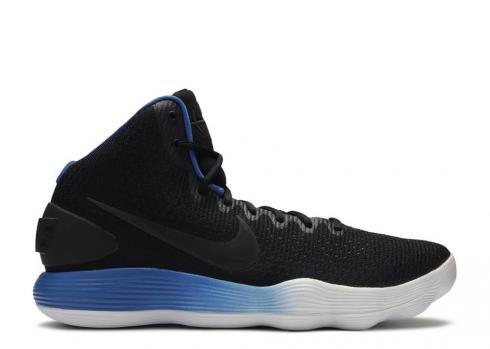 Nike Hyperdunk 2017 Preto Azul Jay Prata Metálico 897660-004