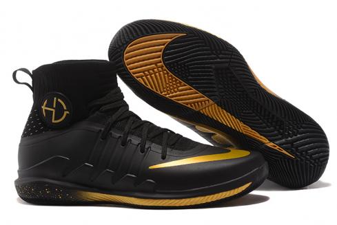 tênis de basquete masculino Nike Hyperdunk 2017 preto dourado