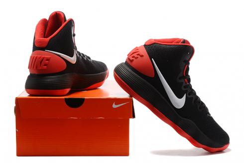 Nike Hyperdunk 2017 Mænd Basketball Sko Sort Sølv Rød Ny