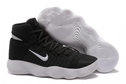 Nike Hyperdunk 2017 Hombres Zapatos De Baloncesto Negro Blanco Nuevo