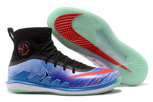 Nike Hyperdunk 2017 Heren Basketbalschoenen Blauw Zwart Rood