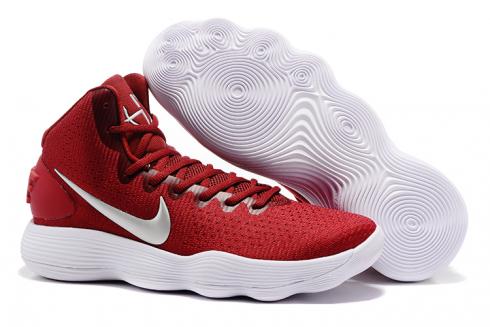 Nike Hyperdunk 2017 Hombres Zapatos De Baloncesto Chino Rojo Blanco Nuevo