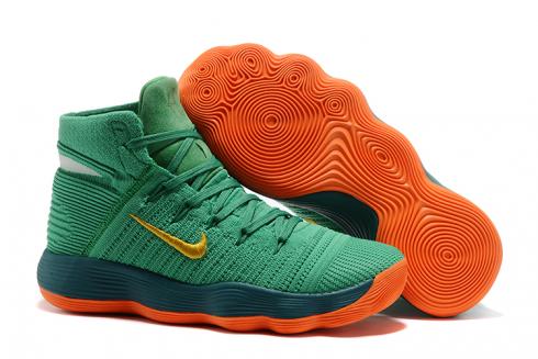 Nike Hyperdunk 2017 Pánské Basketbalové Boty Zelená Oranžová Žlutá Nové