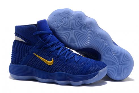 Мужские баскетбольные кроссовки Nike Hyperdunk 2017 Royal Blue Gold