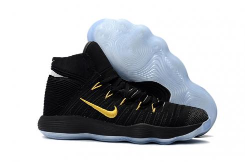 Zapatos de baloncesto Nike Hyperdunk Youth Big Kid negro dorado