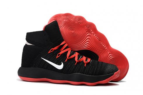 tênis de basquete Nike Hyperdunk Youth Big Kid preto prata vermelho