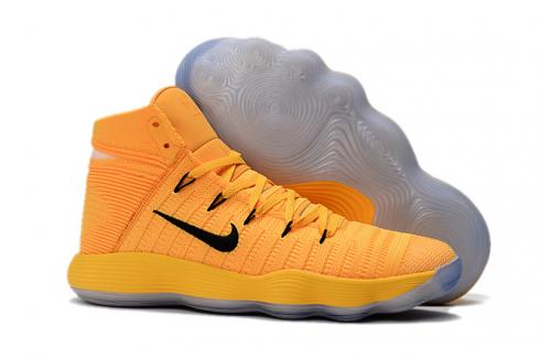 Sepatu Basket Nike Hyperdunk Youth Big Kid Kuning Hitam