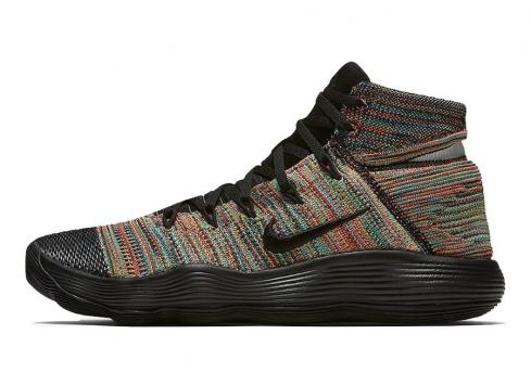 Nike React Hyperdunk 2017 Flyknit Multicolor Hitam 917726-006