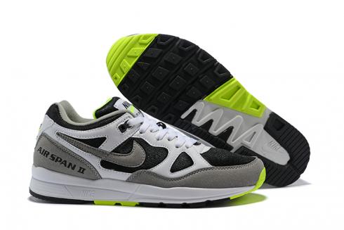 Nike Air Span II 2 Hardloopschoenen Heren Grijs Zwart Groen