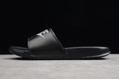 2019-es Nike Benassi Swoosh fekete-fehér cipőt 321618 001