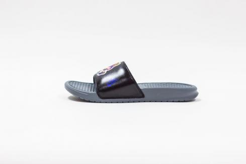 Nike Benassi JDI Print Slide Hiker Sandalias de dibujos animados Zapatos para hombre 631261-037