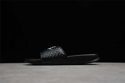 buty Nike Benassi JDI Slide Czarne Białe 343881-011