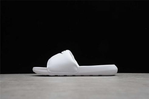 Nike Victori One Slide Weiß Schwarz Freizeitschuhe CN9677-100