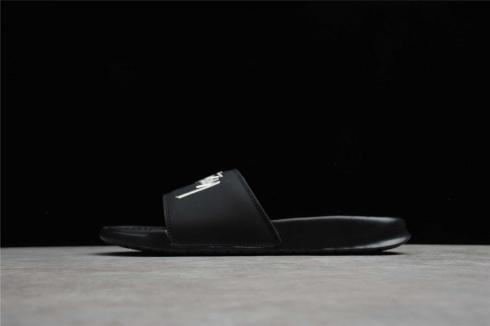 Stussy x Nike Benassi Slide Czarne Białe Buty DC5239-001