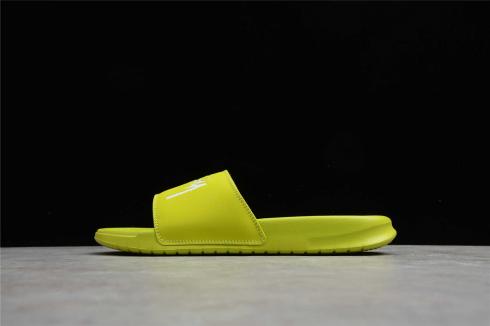 Stussy x Nike Benassi Slide Bright Cactus Yellow CW2787-300