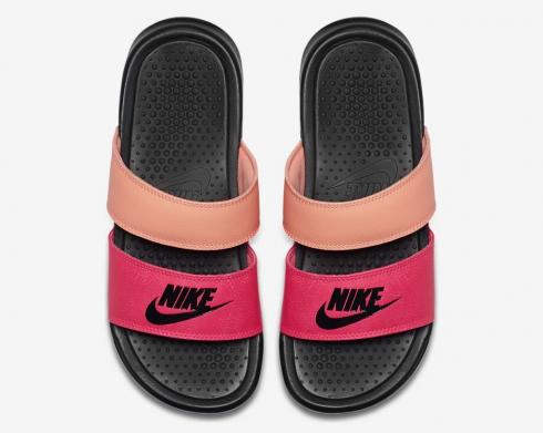 nike benassi pink slides