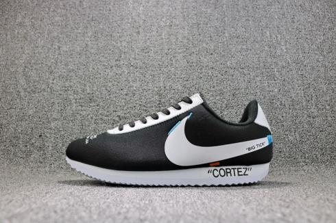 便宜 OFF-WHITE x Nike Cortez Ultra Moire 白黑 349026-011