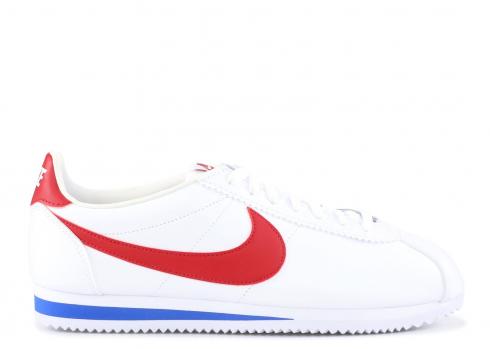 Nike Classic Cortez Leather Wit Rood Blauw 749571-154